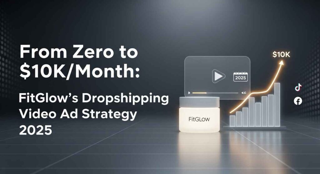From Zero to $10KMonth FitGlow's Dropshipping Video Ad Strategy 2025