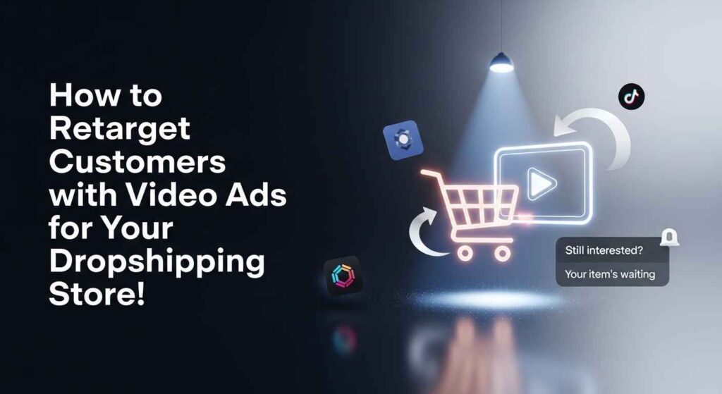 How to Retarget Customers with Video Ads for Your Dropshipping Store!
