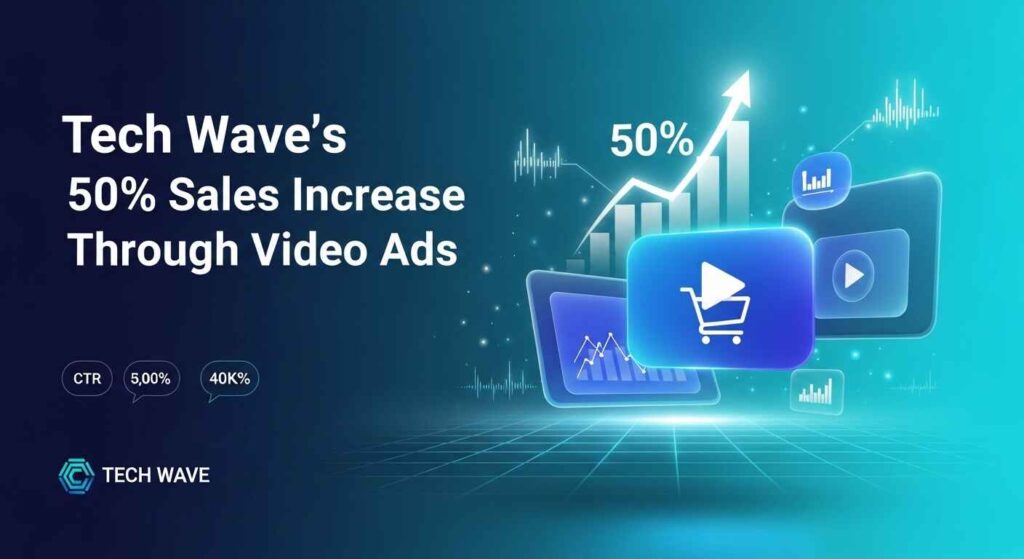 Tech Wave's 50% Sales Increase Through Video Ads