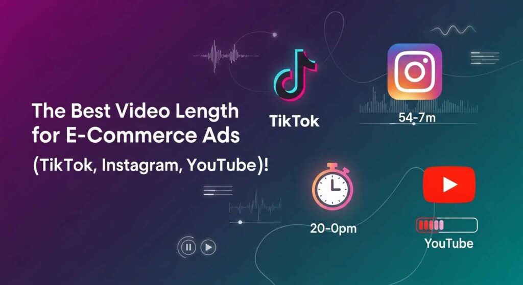 The Best Video Length for E-Commerce Ads (TikTok, Instagram, YouTube)!
